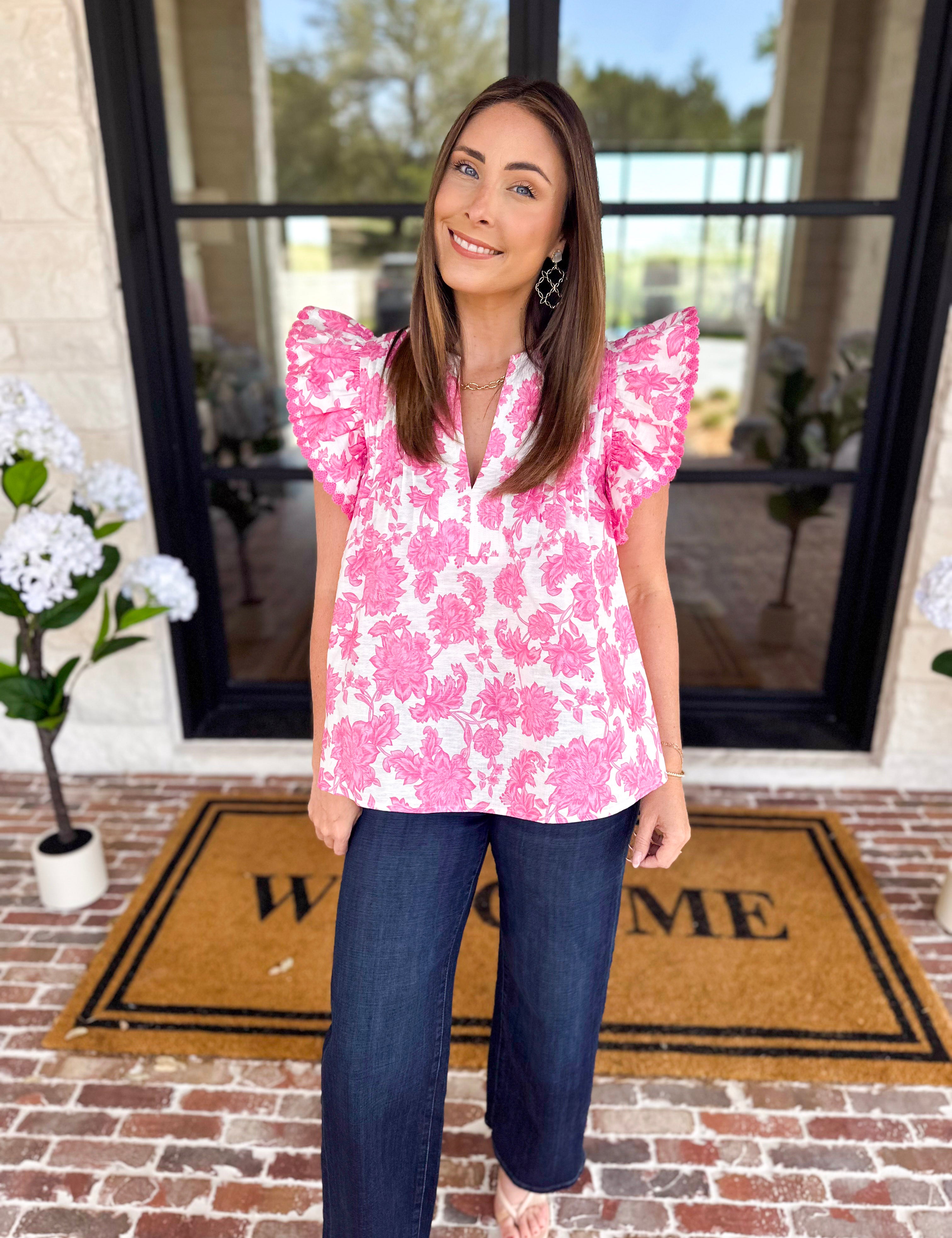 The Audrey Blouse-200 Fashion Blouses-STRUT & BOLT-July & June Women's Fashion Boutique Located in San Antonio, Texas