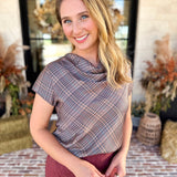Current Air - The Social Hour Blouse-200 Fashion Blouses-CURRENT AIR CLOTHING-July & June Women's Fashion Boutique Located in San Antonio, Texas
