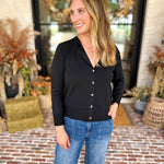 The Forever Favorite Cardigan - Black-230 Sweaters/Cardis-SKIES ARE BLUE-July & June Women's Fashion Boutique Located in San Antonio, Texas