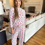 Mary Square - Mistflower Berry PJ Pant Set-300 Athleisure/Lounge-MARY SQUARE-July & June Women's Fashion Boutique Located in San Antonio, Texas