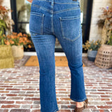 Liverpool - The Hannah Crop Flare Jeans-420 Denim-LIVERPOOL JEANS COMPANY-July & June Women's Fashion Boutique Located in San Antonio, Texas