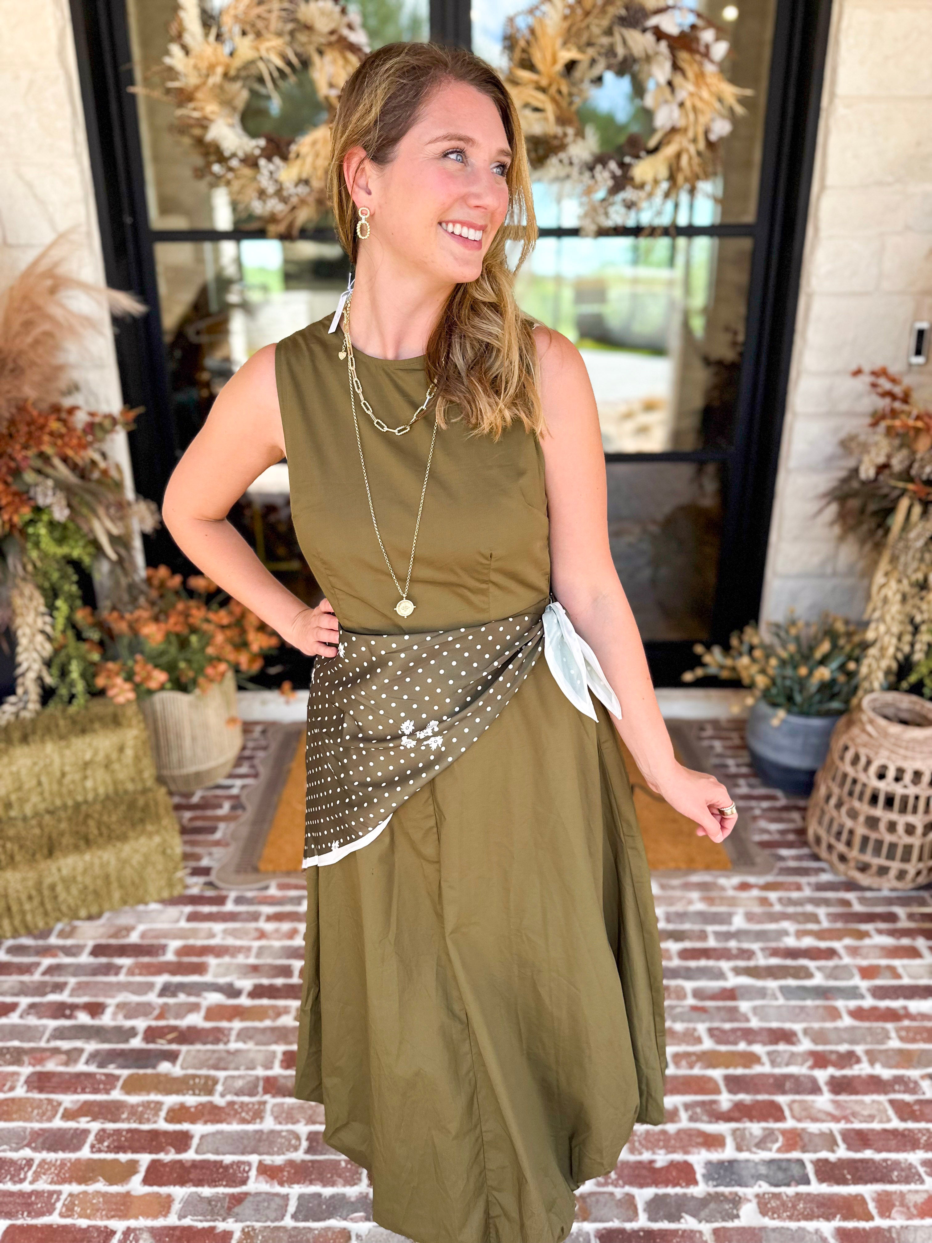 Euro Chic Bubble Midi Dress-500 Midi-ENTRO-July & June Women's Fashion Boutique Located in San Antonio, Texas