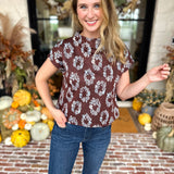 THML - Fall Muse Mock Neck Knit Top-230 Sweaters/Cardis-THML-July & June Women's Fashion Boutique Located in San Antonio, Texas