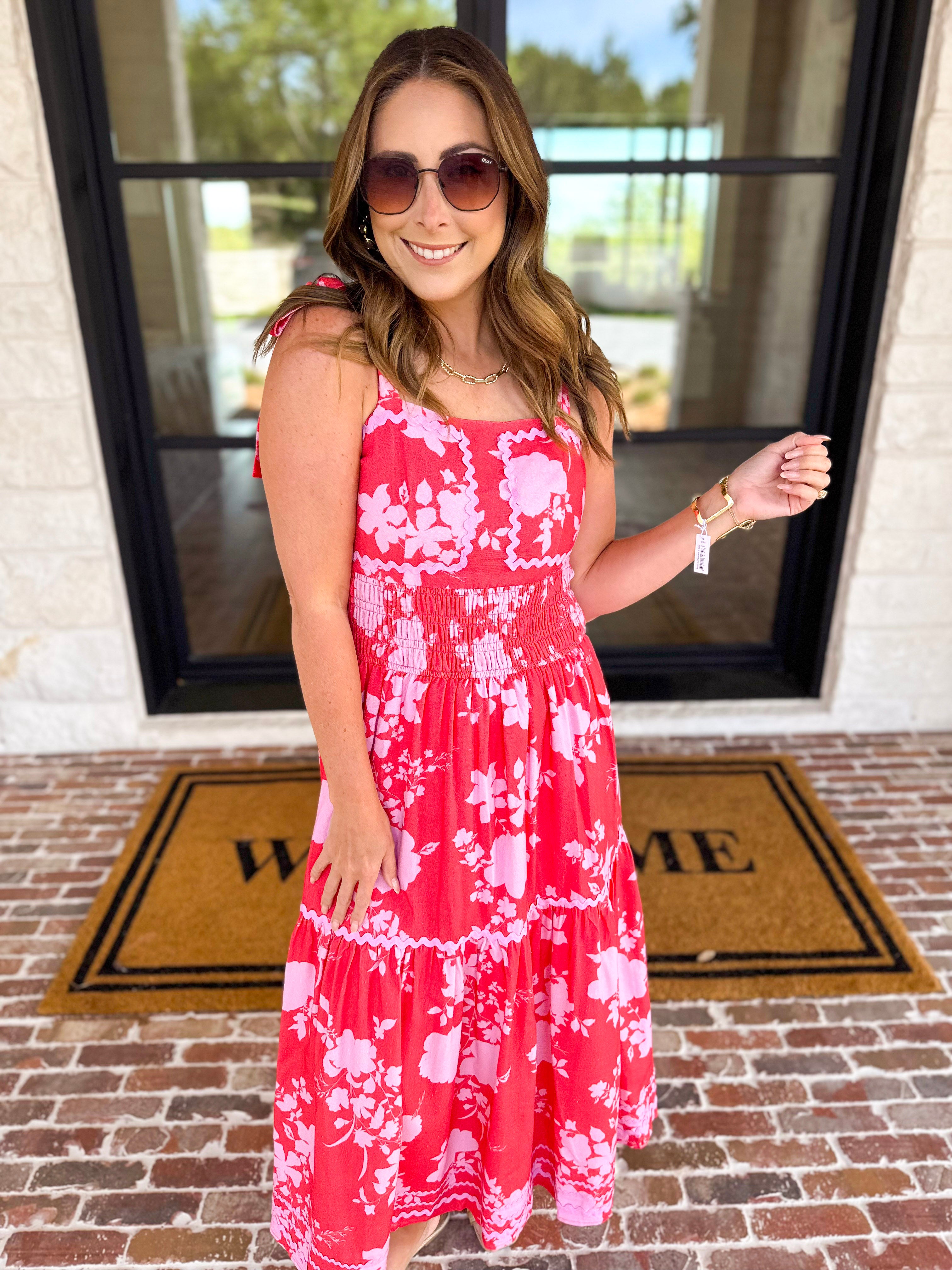 The Colorful in Confidence Midi Dress-500 Midi-FATE-July & June Women's Fashion Boutique Located in San Antonio, Texas