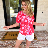 The Colorful in Confidence Blouse-200 Fashion Blouses-FATE-July & June Women's Fashion Boutique Located in San Antonio, Texas