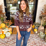 THML - Slight Chill Button Sweater-230 Sweaters/Cardis-THML-July & June Women's Fashion Boutique Located in San Antonio, Texas