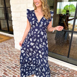 The Shell & Sun Midi Dress-500 Midi-SKIES ARE BLUE-July & June Women's Fashion Boutique Located in San Antonio, Texas
