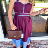 The Romy Midi Dress - Plum-500 Midi-ENTRO-July & June Women's Fashion Boutique Located in San Antonio, Texas