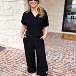 Linen & Gingham Bow Set-500 Midi-ALLIE ROSE-July & June Women's Fashion Boutique Located in San Antonio, Texas