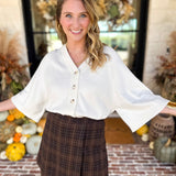 Comfy Oversized Cardigan Top - Cream-230 Sweaters/Cardis-FATE-July & June Women's Fashion Boutique Located in San Antonio, Texas