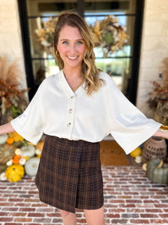 Comfy Oversized Cardigan Top - Cream-230 Sweaters/Cardis-FATE-July & June Women's Fashion Boutique Located in San Antonio, Texas