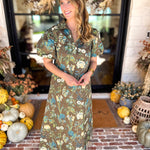 Fresh Take Floral Midi Dress-500 Midi-TCEC-July & June Women's Fashion Boutique Located in San Antonio, Texas