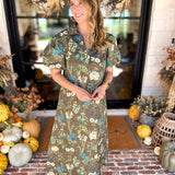 Fresh Take Floral Midi Dress-500 Midi-TCEC-July & June Women's Fashion Boutique Located in San Antonio, Texas