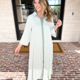 The Sunday Stroll Midi Dress - Sage-500 Midi-ENTRO-July & June Women's Fashion Boutique Located in San Antonio, Texas