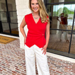 Ivory Crochet Wide Leg Jeans-400 Pants-JODIFL-July & June Women's Fashion Boutique Located in San Antonio, Texas