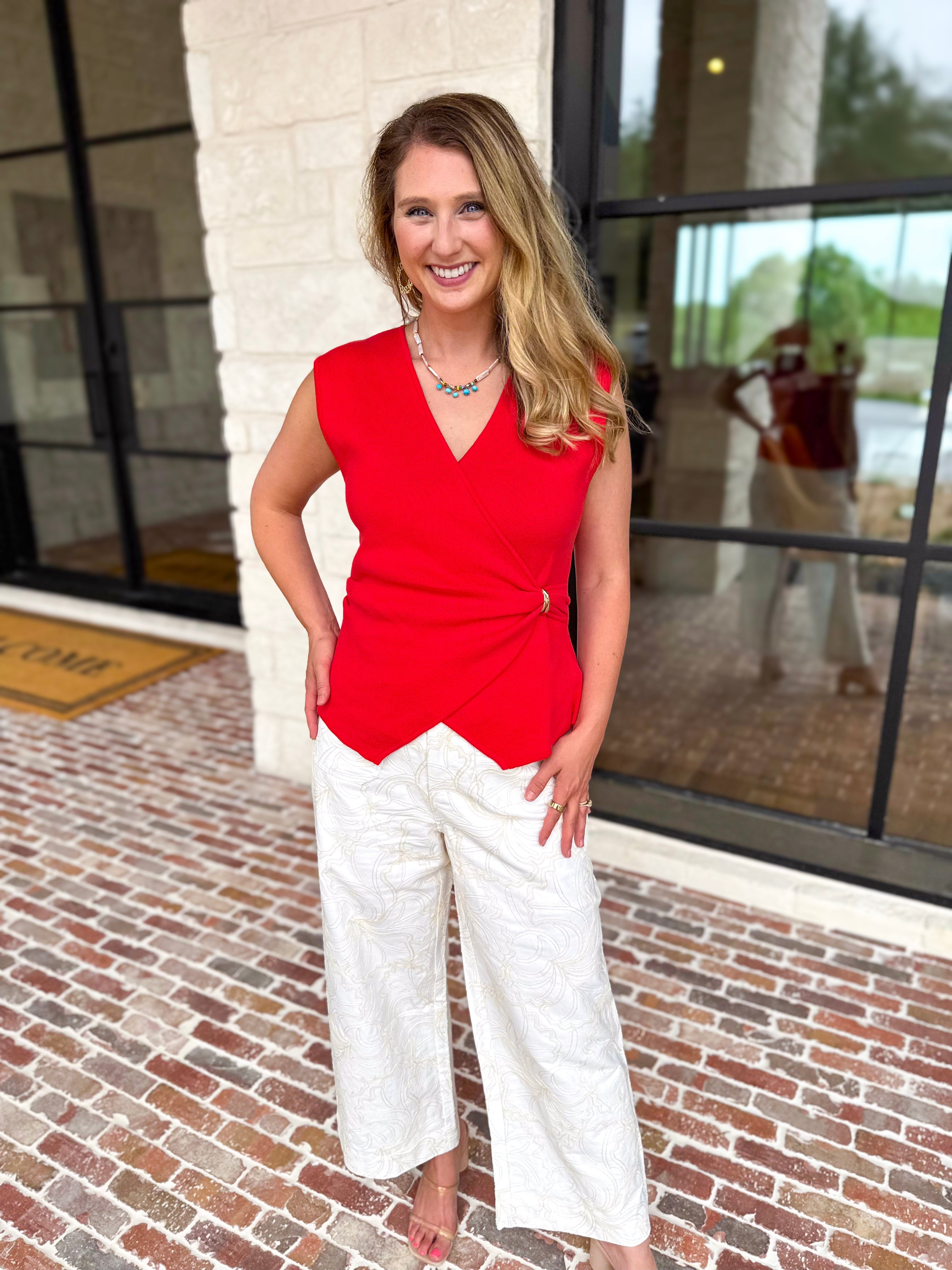 Ivory Crochet Wide Leg Jeans-400 Pants-JODIFL-July & June Women's Fashion Boutique Located in San Antonio, Texas