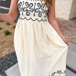 The Baja Breeze Midi Dress-500 Midi-SKIES ARE BLUE-July & June Women's Fashion Boutique Located in San Antonio, Texas