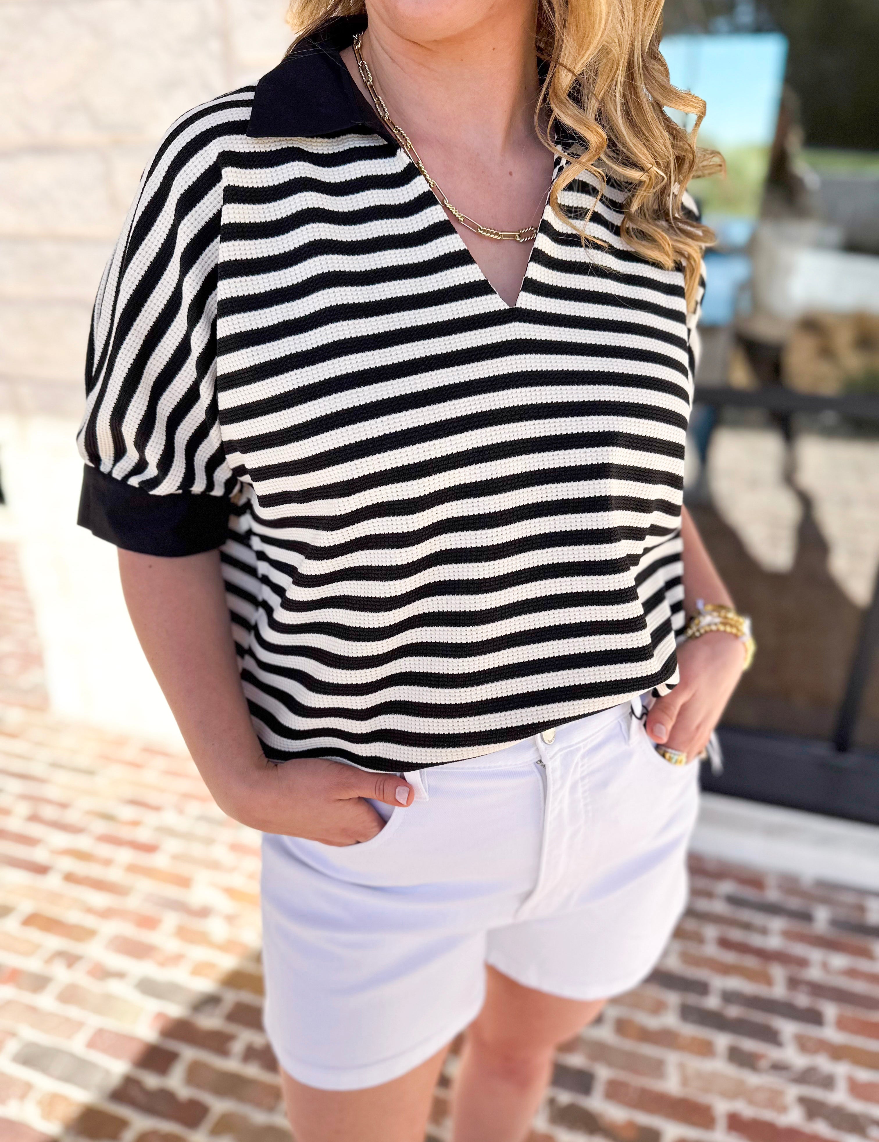 The Everyday Pick Top - Black-200 Fashion Blouses-JODIFL-July & June Women's Fashion Boutique Located in San Antonio, Texas