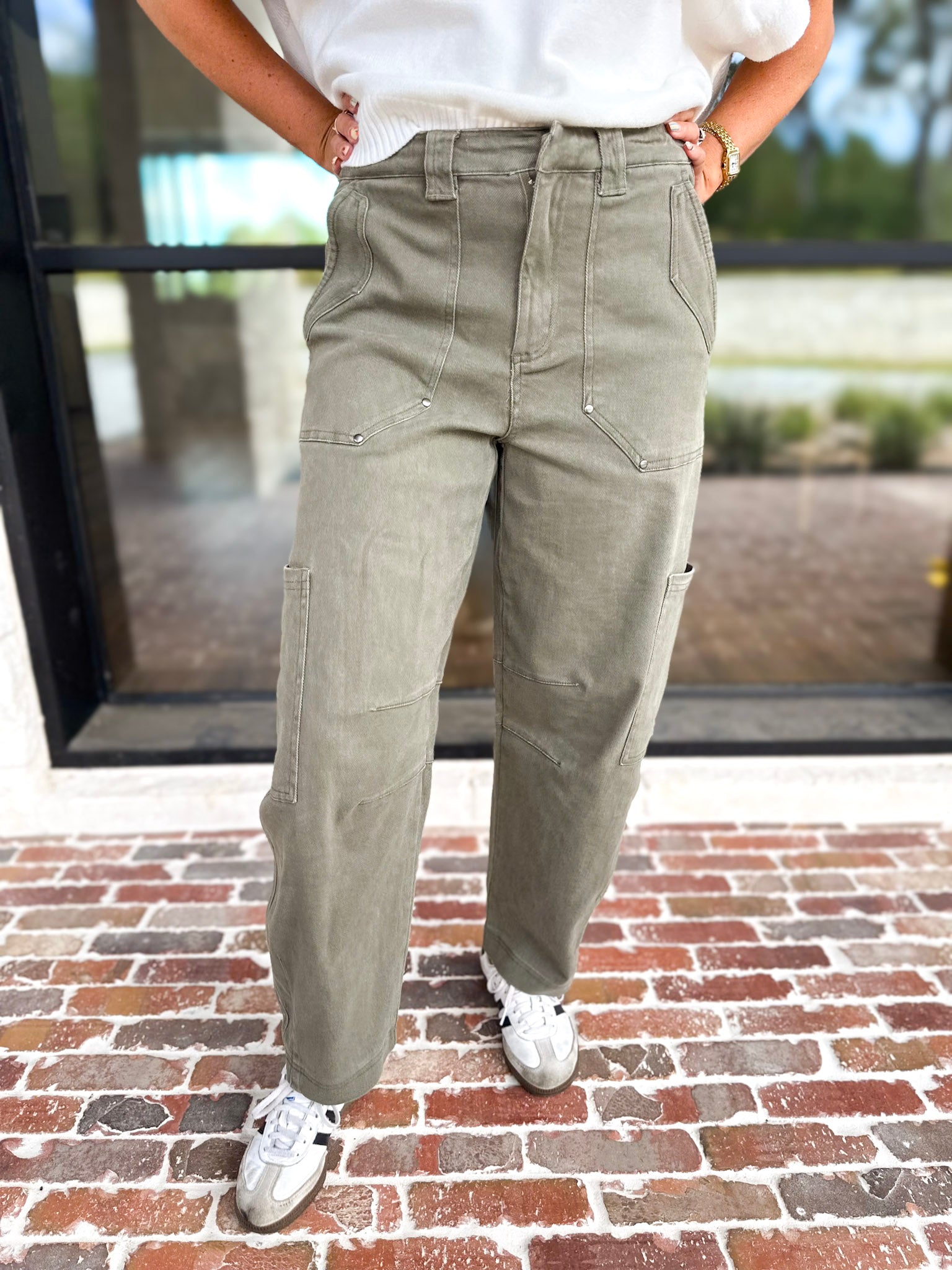 The Cruiser Relaxed Barrel Jeans-400 Pants-ENTRO-July & June Women's Fashion Boutique Located in San Antonio, Texas