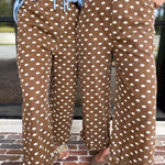 The Trendsetter Polka Dot Jeans-400 Pants-JODIFL-July & June Women's Fashion Boutique Located in San Antonio, Texas