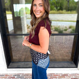 Cap Sleeve Knit Top - Eggplant-230 Sweaters/Cardis-PINCH-July & June Women's Fashion Boutique Located in San Antonio, Texas
