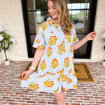 THML - Bold Floral & Stripe Mini Dress-510 Mini-THML-July & June Women's Fashion Boutique Located in San Antonio, Texas