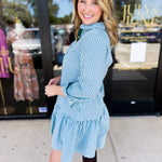 MARY SQUARE - Fiona Stripe Mini Dress-510 Mini-MARY SQUARE-July & June Women's Fashion Boutique Located in San Antonio, Texas
