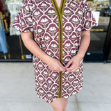 Retro Floral Mini Dress - Coco-510 Mini-ENTRO-July & June Women's Fashion Boutique Located in San Antonio, Texas