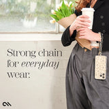 Case-Mate - Crystal, Pearl, and Rose Gold Phone Charm-130 Accessories-Casemate-July & June Women's Fashion Boutique Located in San Antonio, Texas