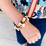 Treasure Jewels - Color Crush Pearl Bracelet-110 Jewelry & Hair-Treasure Jewels-July & June Women's Fashion Boutique Located in San Antonio, Texas