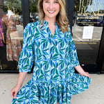 Mary Square - Reflecting Green Mini Dress-510 Mini-MARY SQUARE-July & June Women's Fashion Boutique Located in San Antonio, Texas