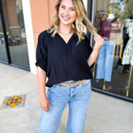 Braided Blouse-200 Fashion Blouses-ENTRO-July & June Women's Fashion Boutique Located in San Antonio, Texas