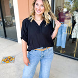 Braided Blouse-200 Fashion Blouses-ENTRO-July & June Women's Fashion Boutique Located in San Antonio, Texas