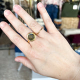 Easton Elle Labradorite Circle Ring-110 Jewelry & Hair-Easton Elle-July & June Women's Fashion Boutique Located in San Antonio, Texas