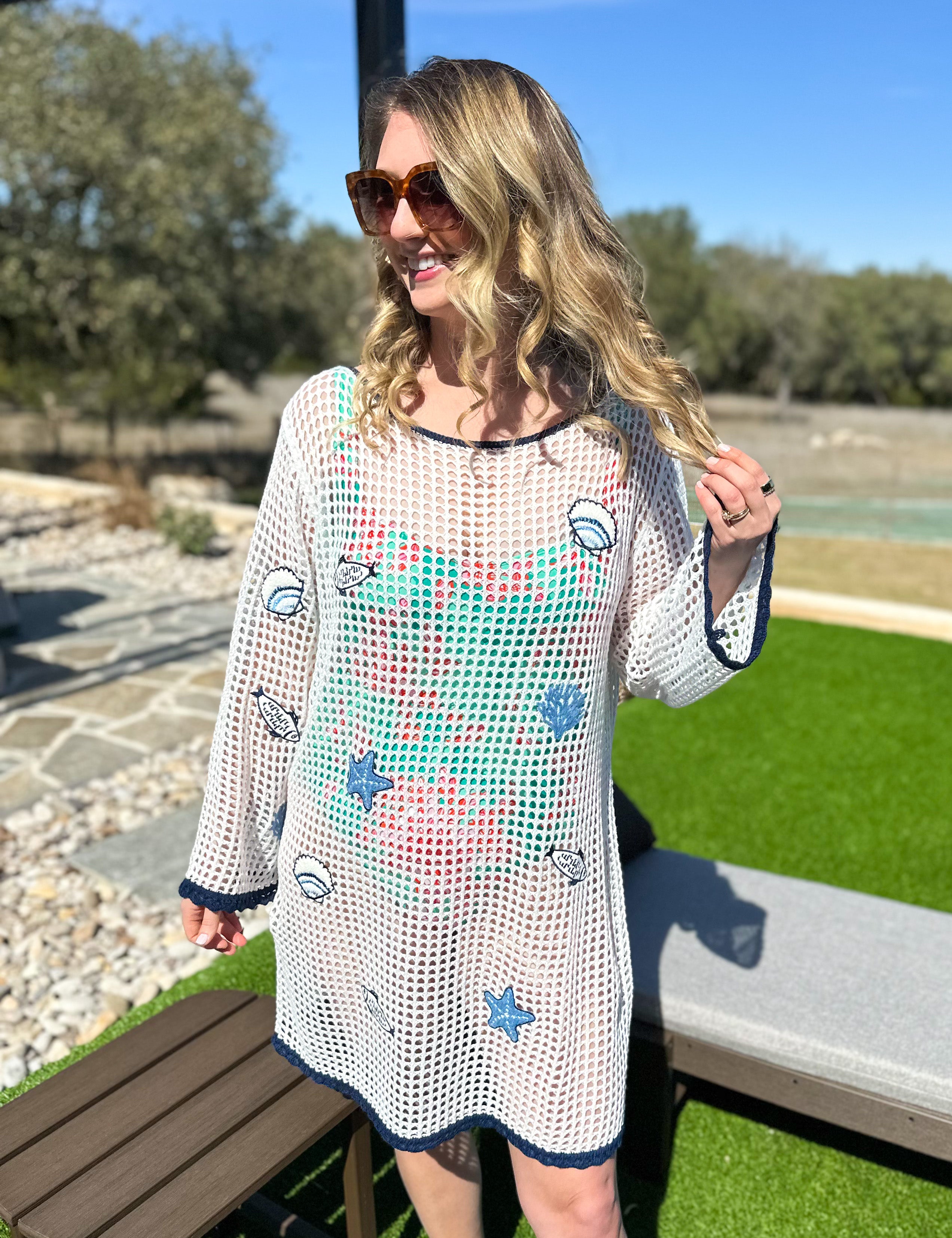 The Mira Cover Up-300 Athleisure/Lounge-SHIRALEAH-July & June Women's Fashion Boutique Located in San Antonio, Texas