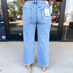Vervet - Tummy Control High Waisted Light Wash Jeans-400 Pants-VEVERT BY FLYING MONKEY-July & June Women's Fashion Boutique Located in San Antonio, Texas