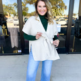 THML - Chic Knit Cardigan Wrap - Cream-230 Sweaters/Cardis-THML-July & June Women's Fashion Boutique Located in San Antonio, Texas
