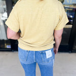 Casual Henley Tees - Butter-210 Casual Blouses-POLOGRAM-July & June Women's Fashion Boutique Located in San Antonio, Texas