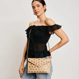 Ramona Gromet Crossbody Bag - Nude-130 ACCESSORIES-Moda Luxe-July & June Women's Fashion Boutique Located in San Antonio, Texas