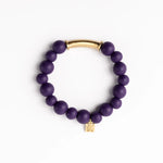 Michelle McDowell - Purple & Gold Bracelet-110 Jewelry & Hair-Michelle McDowell-July & June Women's Fashion Boutique Located in San Antonio, Texas