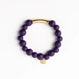 Michelle McDowell - Purple & Gold Bracelet-110 Jewelry & Hair-Michelle McDowell-July & June Women's Fashion Boutique Located in San Antonio, Texas