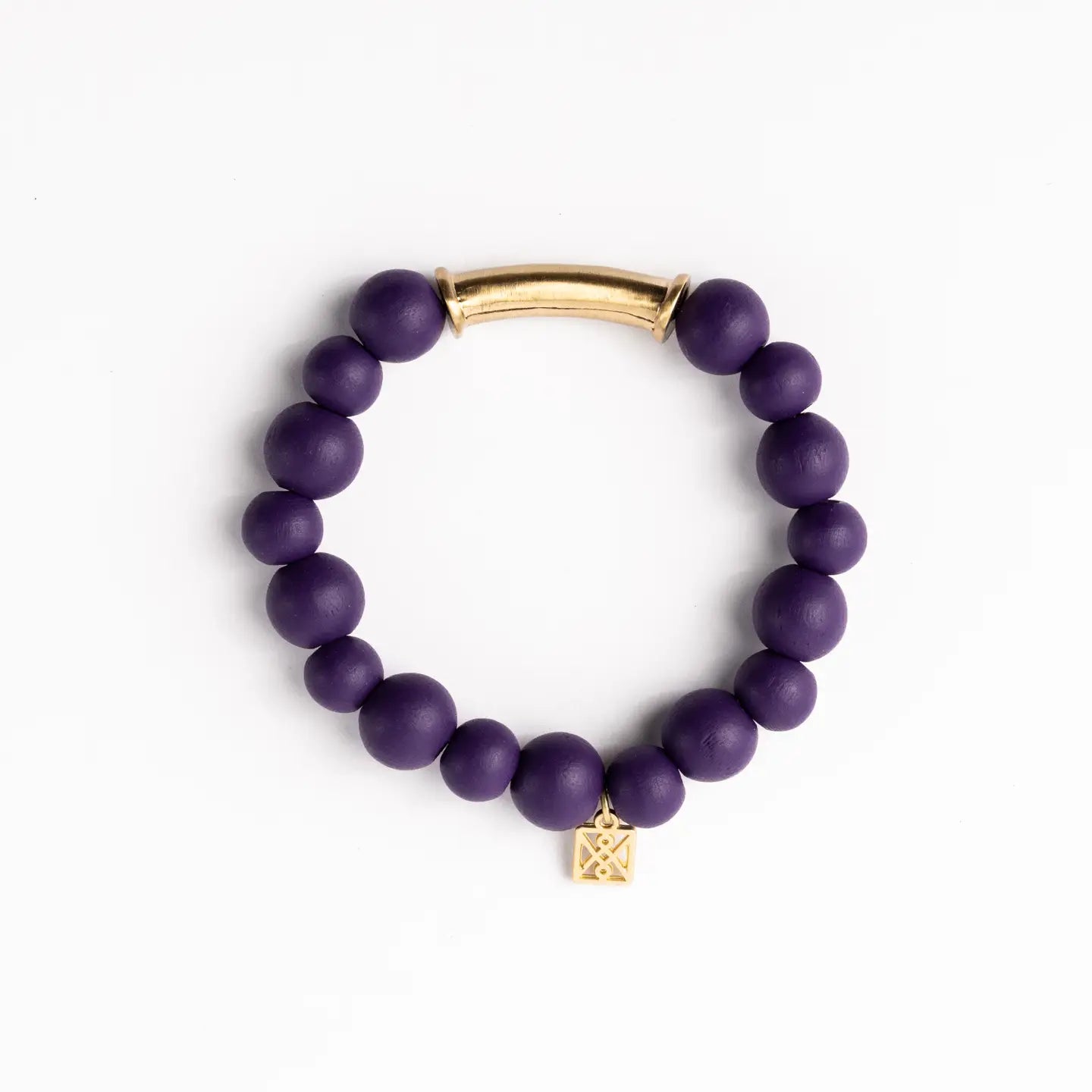 Michelle McDowell - Purple & Gold Bracelet-110 Jewelry & Hair-Michelle McDowell-July & June Women's Fashion Boutique Located in San Antonio, Texas