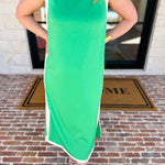 The Casual Cutie Midi Dress - Kelly Green-500 Midi-ENTRO-July & June Women's Fashion Boutique Located in San Antonio, Texas