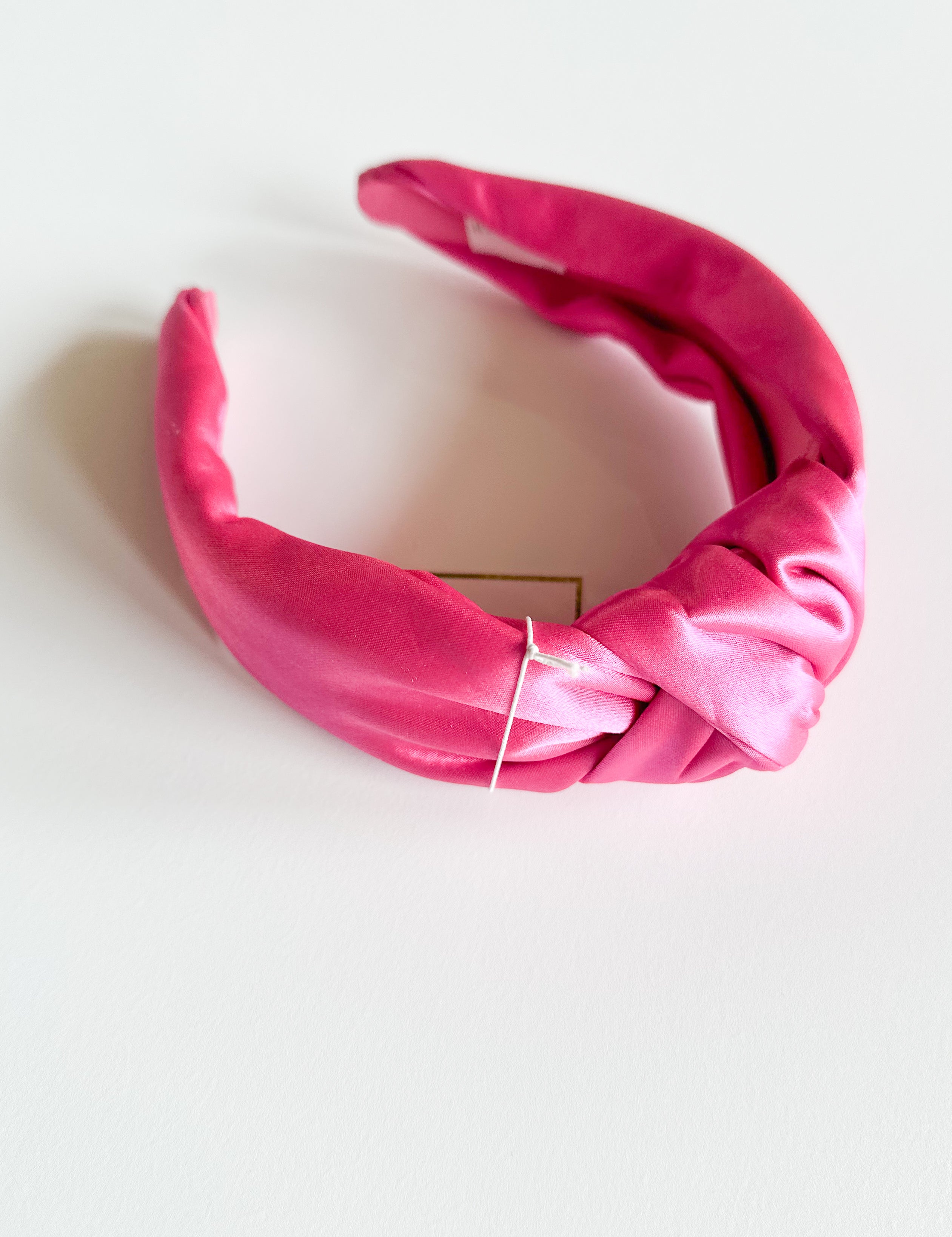 Satin Knotted Headband - Pink-130 ACCESSORIES-SHIRALEAH-July & June Women's Fashion Boutique Located in San Antonio, Texas