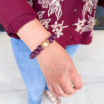 Michelle McDowell - Ryden Bracelet - Maroon-110 Jewelry & Hair-Michelle McDowell-July & June Women's Fashion Boutique Located in San Antonio, Texas