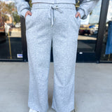 Soft Modal Lounge Pants - Grey-300 Athleisure/Lounge-SKIES ARE BLUE-July & June Women's Fashion Boutique Located in San Antonio, Texas