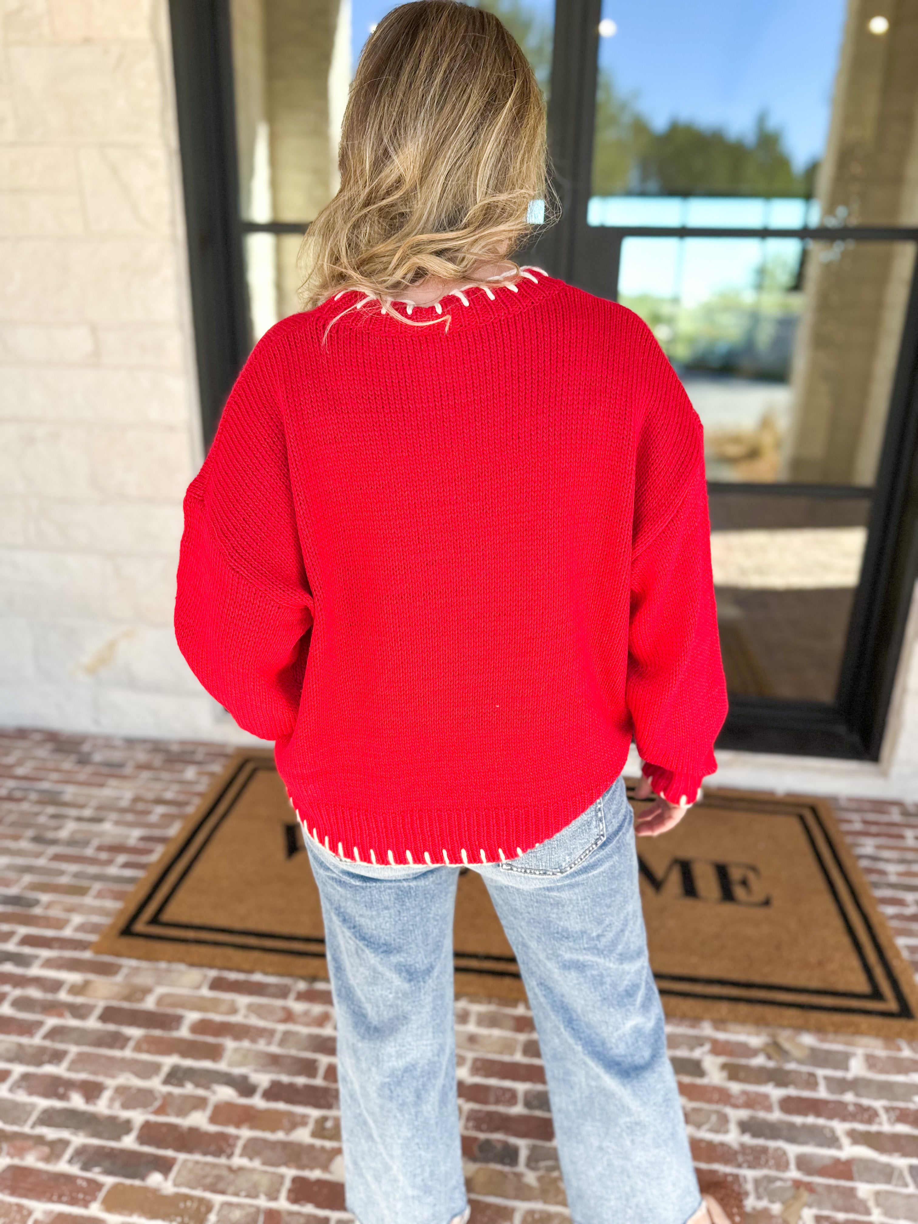 Fish Knit Sweater-BAILEY ROSE-July & June Women's Fashion Boutique Located in San Antonio, Texas