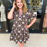 The Kalley Mini Dress - Black-510 Mini-ENTRO-July & June Women's Fashion Boutique Located in San Antonio, Texas