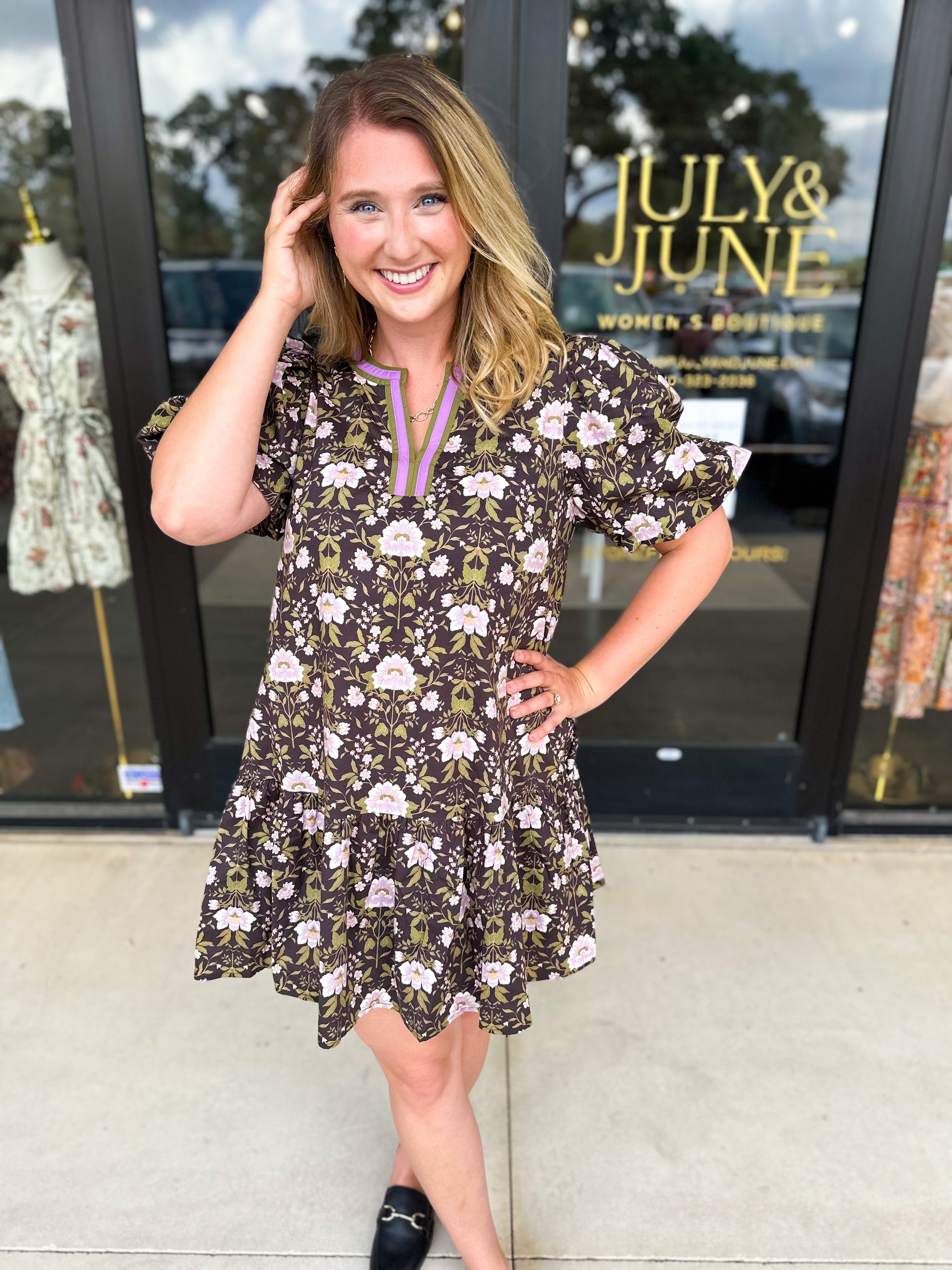 The Kalley Mini Dress - Black-510 Mini-ENTRO-July & June Women's Fashion Boutique Located in San Antonio, Texas