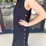 Casual Chic Midi Dress - Black-500 Midi-ENTRO-July & June Women's Fashion Boutique Located in San Antonio, Texas
